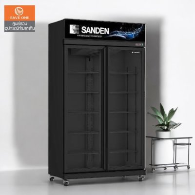 ตู้แช่ 2 ประตู ยี่ห้อ sanden รุ่น YPC-1100 (BK) สีดำ ตู้แช่ 2 ประตู ยี่ห้อ sanden รุ่น YPC-1100 (BK) สีดำ