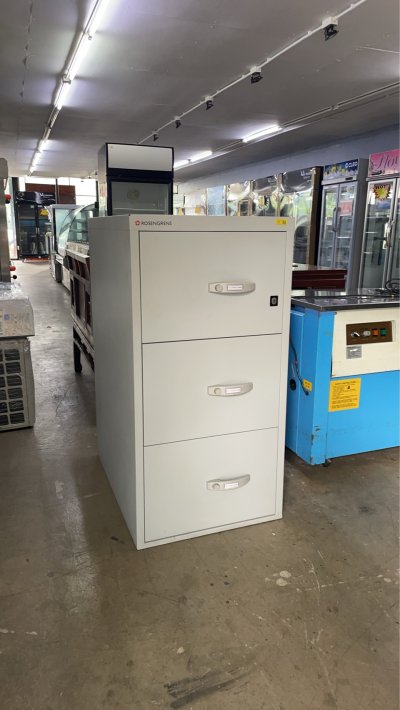 ตู้เซฟ 3 ลิ้นชัก แบบใช้กุญแจล็อค Rosengrens-มือสอง