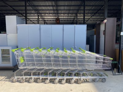 รถเข็นช้อปปิ้ง (Shopping cart) ขนาด150ลิตร มือสอง รถเข็นช้อปปิ้ง (Shopping cart) ขนาด150ลิตร มือสอง