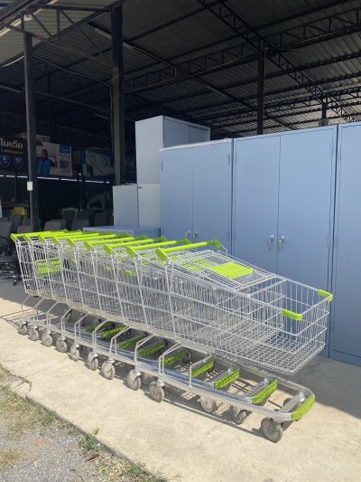 รถเข็นช้อปปิ้ง (Shopping cart) ขนาด150ลิตร มือสอง รถเข็นช้อปปิ้ง (Shopping cart) ขนาด150ลิตร มือสอง