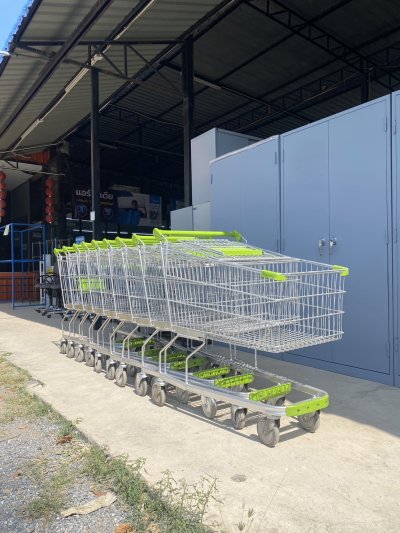 รถเข็นช้อปปิ้ง (Shopping cart) ขนาด150ลิตร มือสอง รถเข็นช้อปปิ้ง (Shopping cart) ขนาด150ลิตร มือสอง