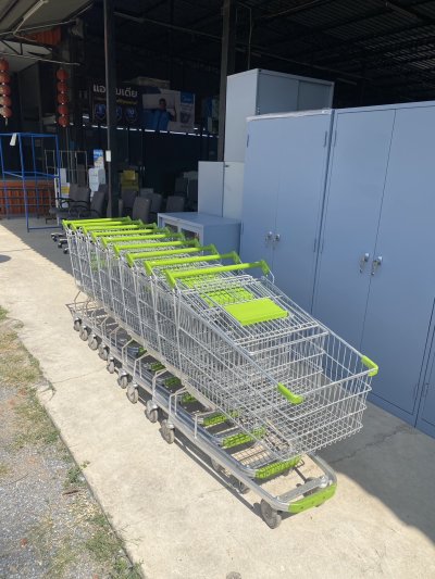 รถเข็นช้อปปิ้ง (Shopping cart) ขนาด150ลิตร มือสอง รถเข็นช้อปปิ้ง (Shopping cart) ขนาด150ลิตร มือสอง