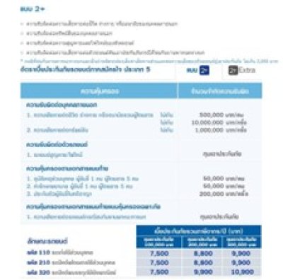 2+ วิริยะประกันภัย ทุน 100,000 บาท