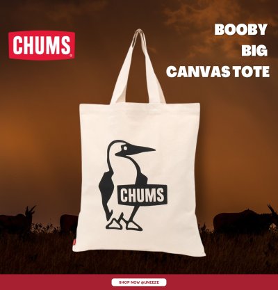 CHUMS BOOBY BIG CANVAS TOTE