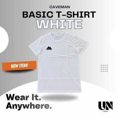 CAVEMAN BASIC T-SHIRT - WHITE
