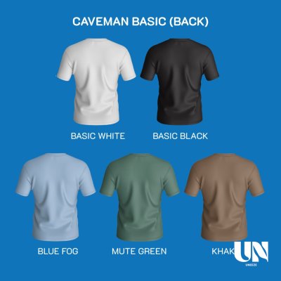 CAVEMAN BASIC T-SHIRT - BLACK