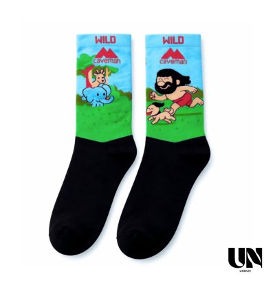 CAVEMAN WILD TOGETHER SOCK