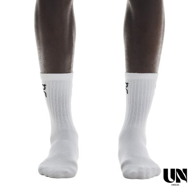 ON LOGO SOCK HIGH 3P - WHITE