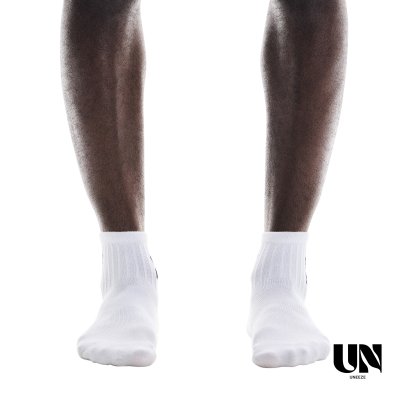 ON LOGO SOCK MID 3P - WHITE