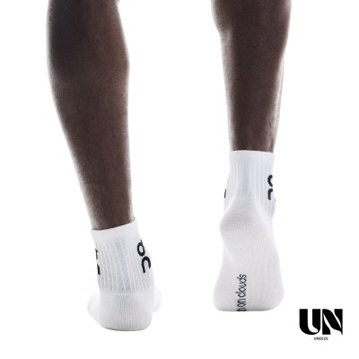 ON LOGO SOCK MID 3P - WHITE