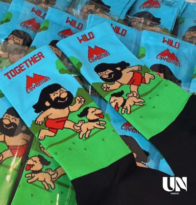 CAVEMAN WILD TOGETHER SOCK