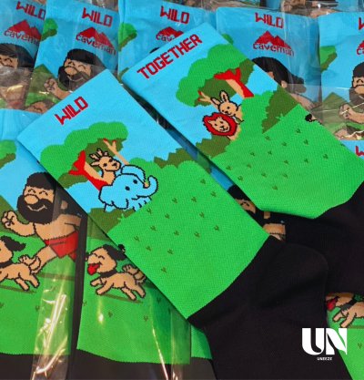 CAVEMAN WILD TOGETHER SOCK