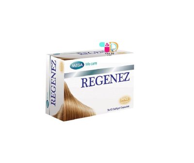 รีจีเนส เมก้า-วีแคร์ อาหารเสริมบำรุงเส้นผมและเล็บ REGENEZ 3X10 Capsules