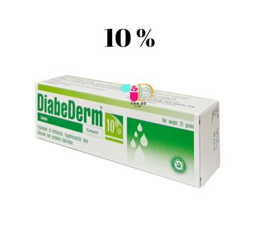 ไดอะบีเดิร์ม ยูเรียครีม เพิ่มความชุ่มชื้นผิว DIABEDERM CREAM 10%35G.(เขียว)