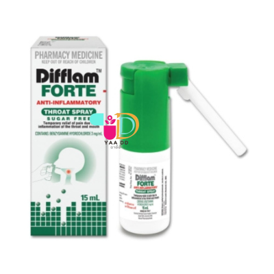 ดิฟแฟลม สเปรย์ พ่นคอ 15มล. DIFFLAM FORTE THROAT SPRAY