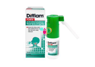 ดิฟแฟลม สเปรย์ พ่นคอ 15มล. DIFFLAM FORTE THROAT SPRAY