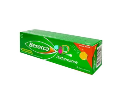 บีรอคค่า เพอร์ฟอร์มานซ์ รสส้ม วิตามินเม็ดฟู่ BEROCCA PERFORMANCE