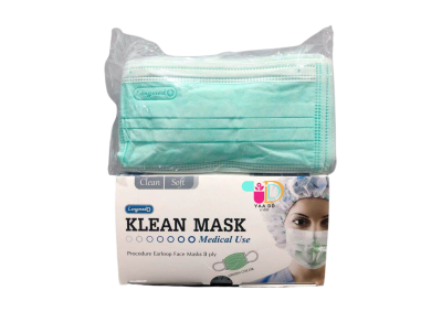 คลีนแมสก์ หน้ากากอนามัย KLEAN MASK ดำ/เขียว/ชมพู