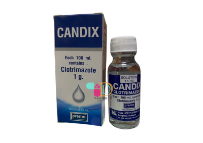 แคนดิกซ์ CANDIX ยาทาฆ่าเชื้อราชนิดน้ำ ขนาด 15 มล.