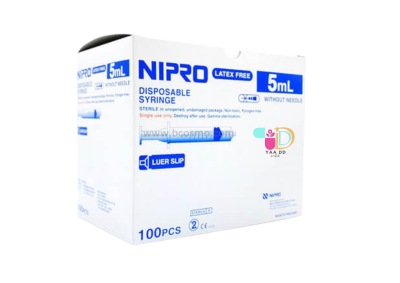 .ไซริงค์ นิโปร ขนาด 5 มล.  SYRINGE NIPRO 5ML