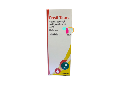 น้ำตาเทียม  OPSIL TEARS  ออพซิล เทียร์  10 มล.