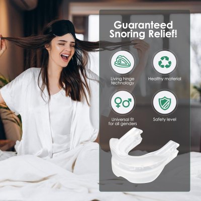 SnoreEase: Professional Reusable Anti-Snoring Device for Men