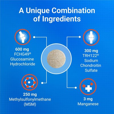 [60 เม็ด] COSEQUIN Joint Health with MSM บำรุงข้อต่อสุนัข สะโพก ขากระเพก อ่อนแรง ลุกยาก