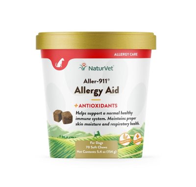 Naturvet Aller-911 Allergy Aid [70 Chews]