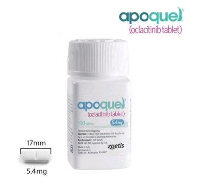 Apoquel 5.4 mg (กระปุก 100 เม็ด) ยาแก้คัน แก้แพ้ สำหรับสุนัข Exp.06/2026