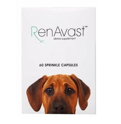 RenAvast DOG อาหารเสริม บำรุงไตสุนัข ลดค่าไต ขับของเสียจากไต 60 แคปซูล