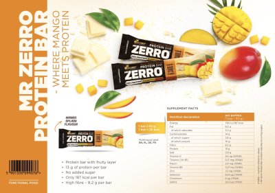Olimp Mr Zerro Protein Bar 50 g x 4 แท่ง หรือ 25 แท่ง (1 กล่อง)