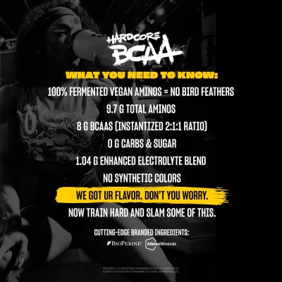 Mutant Hardcore BCAA 390 g