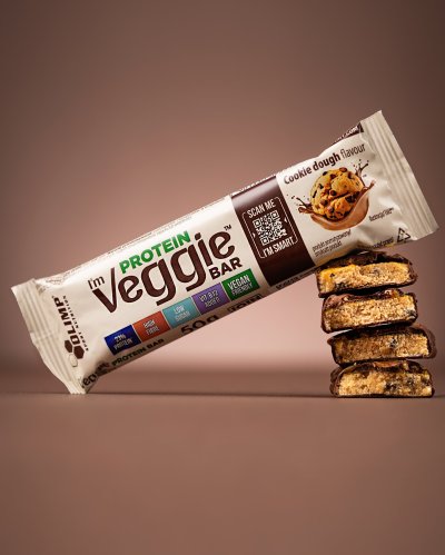 Olimp I’M Veggie Protein Bar 50 g x 4 แท่ง หรือ 25 แท่ง (1 กล่อง)