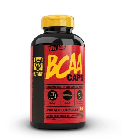 Mutant BCAA Caps 200 Capsules