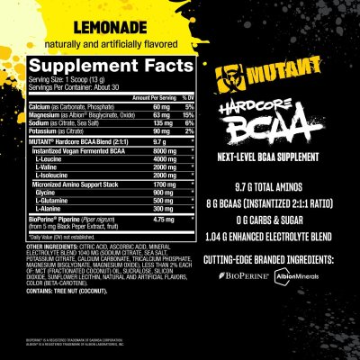 Mutant Hardcore BCAA 390 g