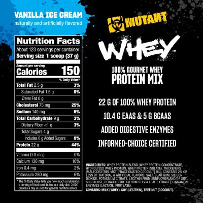 Mutant Whey 2.27 kg (5 lbs)