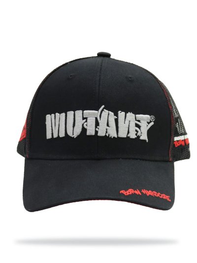 Mutant Born Hardcore Baseball Cap (Black&Red)