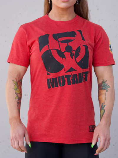 Mutant Born Hardcore Graffiti Gym T-Shirt V.1 (Red)