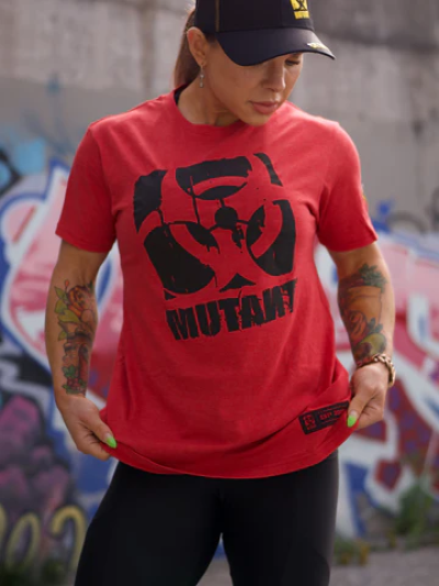 Mutant Born Hardcore Graffiti Gym T-Shirt V.1 (Red)