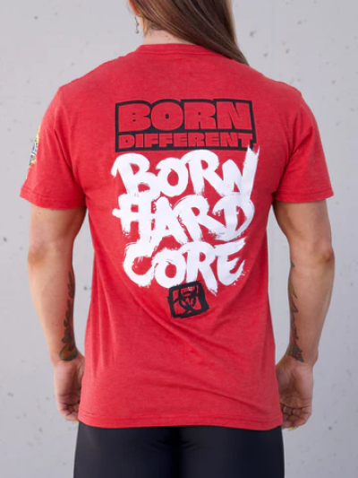 Mutant Born Hardcore Graffiti Gym T-Shirt V.1 (Red)