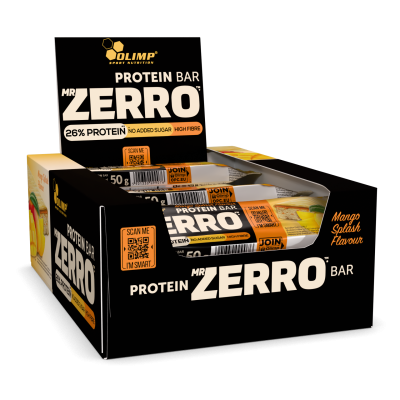 Olimp Mr Zerro Protein Bar 50 g x 4 แท่ง หรือ 25 แท่ง (1 กล่อง)