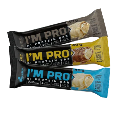 Olimp I’M PRO Protein Bar 40 g x 6 แท่ง หรือ 15 แท่ง (1 กล่อง)