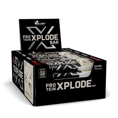 Olimp Protein Xplode Bar 40 g x 6 แท่ง หรือ 25 แท่ง (1 กล่อง)