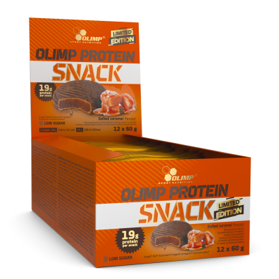 Olimp Olimp Protein Snack  60 g x 4 ชิ้น หรือ x12 ชิ้น (1 Box)