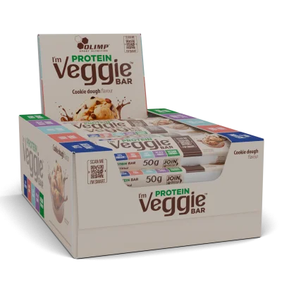 Olimp I’M Veggie Protein Bar 50 g x 4 แท่ง หรือ 25 แท่ง (1 กล่อง)