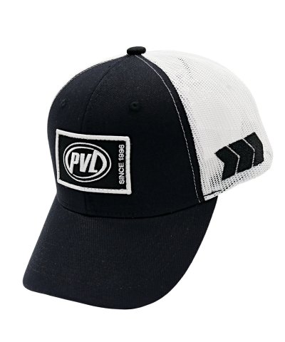 PVL Patched Trucker Cap - White/Black