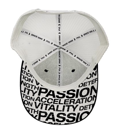 PVL Patched Trucker Cap - White/Black