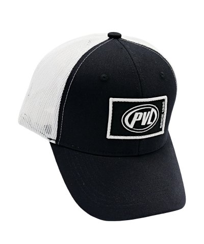 PVL Patched Trucker Cap - White/Black