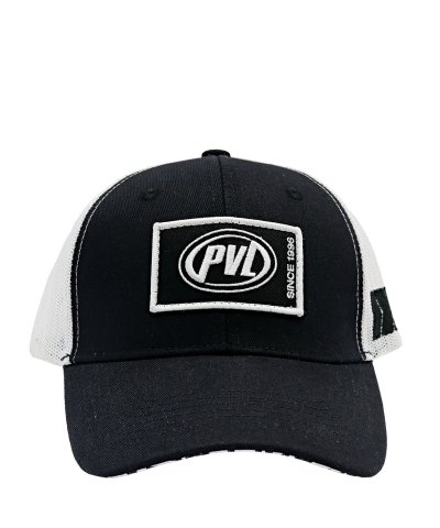 PVL Patched Trucker Cap - White/Black