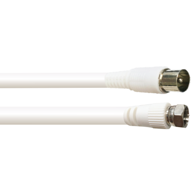 RG 6/U with RF & F-type Plug